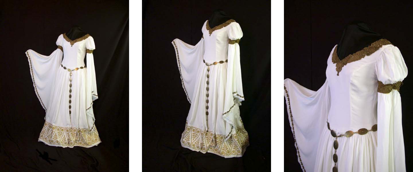 Photos of The Accolade recreation Medieval Gown