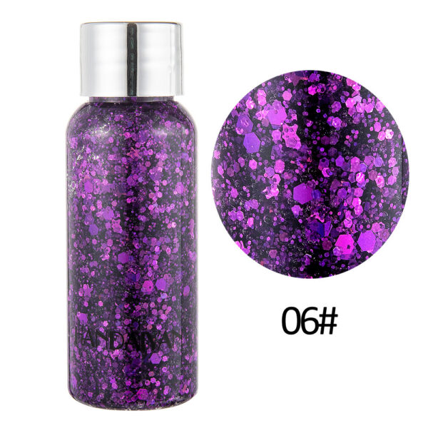 Eye Glitter Nail Hair Body Face Glitter Gel Art Heart Loose Sequins Cream Festival Glitter Decoration Party Tools - Image 2