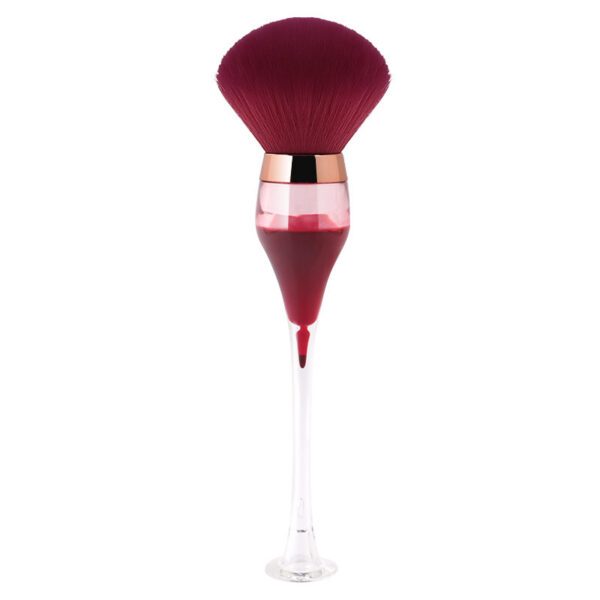 Wine Glass shaped Makeup Brush Powder Applicator - Image 6