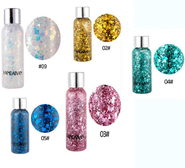 Eye Glitter Nail Hair Body Face Glitter Gel Art Heart Loose Sequins Cream Festival Glitter Decoration Party Tools - Image 7