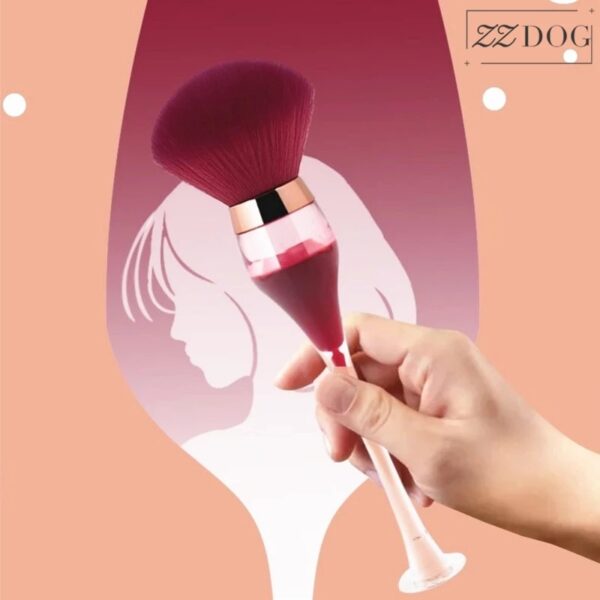 Wine Glass shaped Makeup Brush Powder Applicator