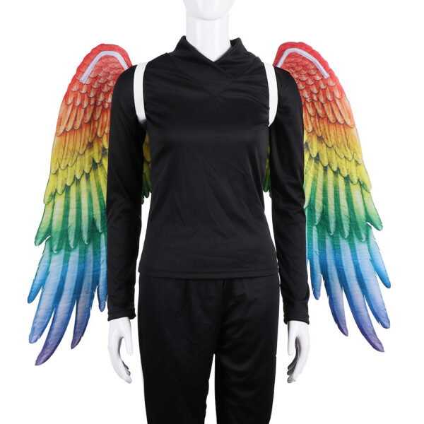 Decorative rainbow colored angel wings - Image 4