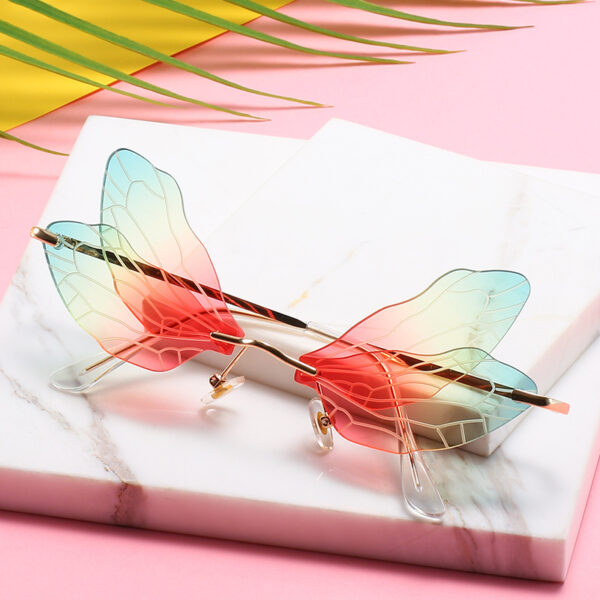 Dragonfly wings sunglasses - Faery Fashion glasses - Image 2