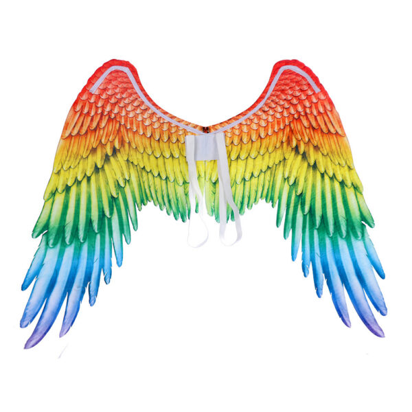 Decorative rainbow colored angel wings - Image 3