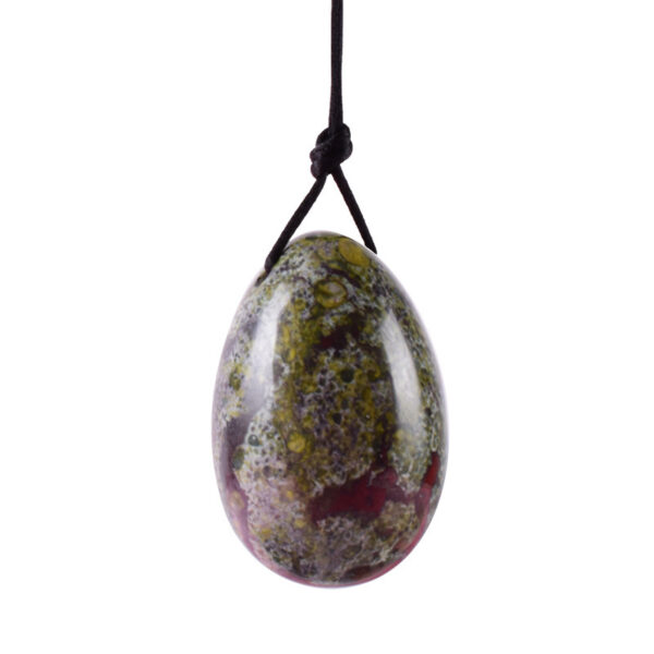 Dragon Blood Stone Yin Egg Protection Jade Egg Ornaments - Image 6