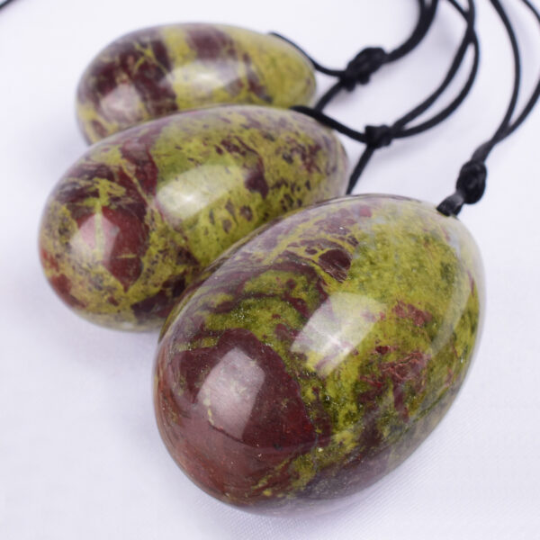 Dragon Blood Stone Yin Egg Protection Jade Egg Ornaments - Image 9