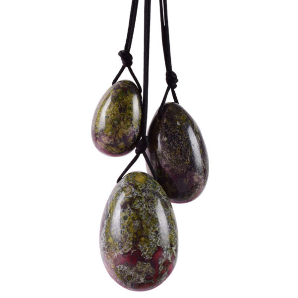 Dragon Blood Stone Yin Egg Protection Jade Egg Ornaments - Image 3